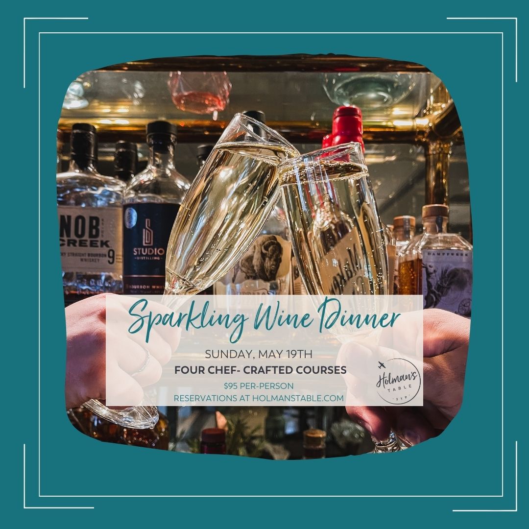 Sparkling Wine Dinner, May 19th, 2024